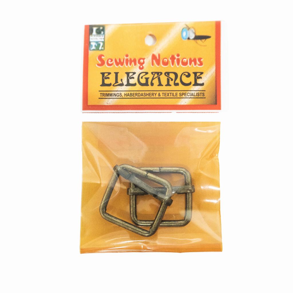 0332D6955FBR231.jpg 3MM METAL BUCKLE-BRONZE - Image 1