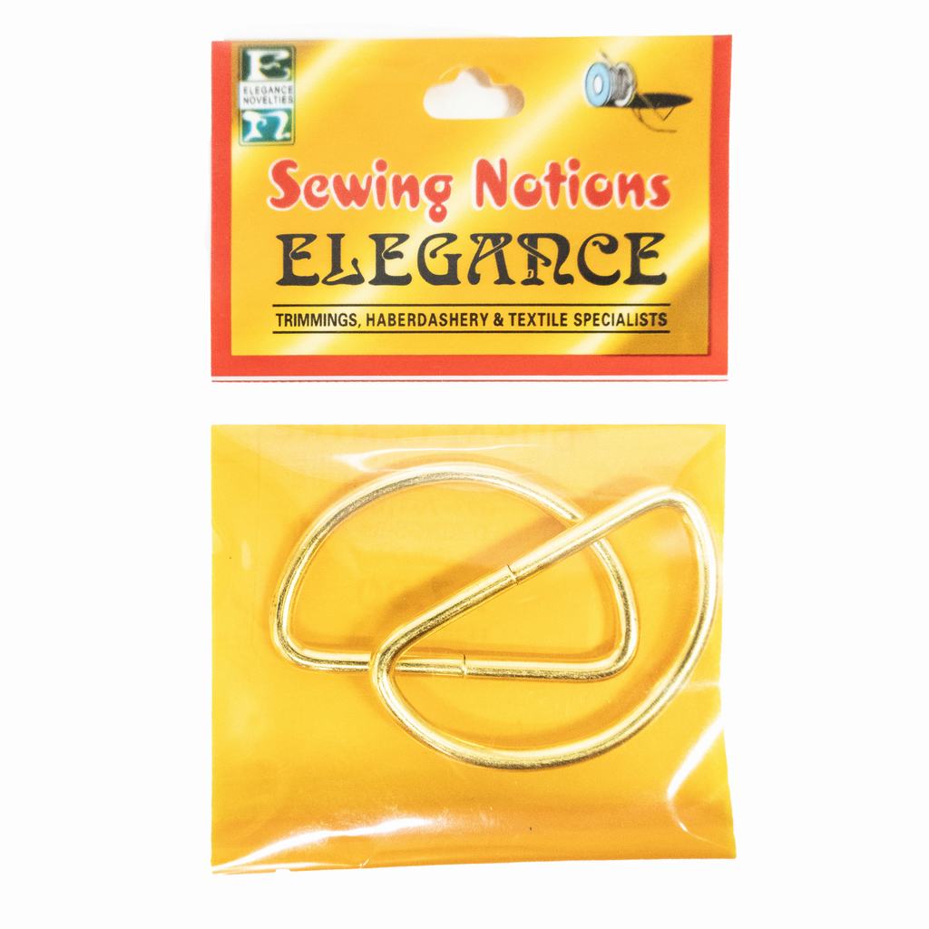 0332D704.jpg METAL D-RINGS 36 X 3MM - Image 1