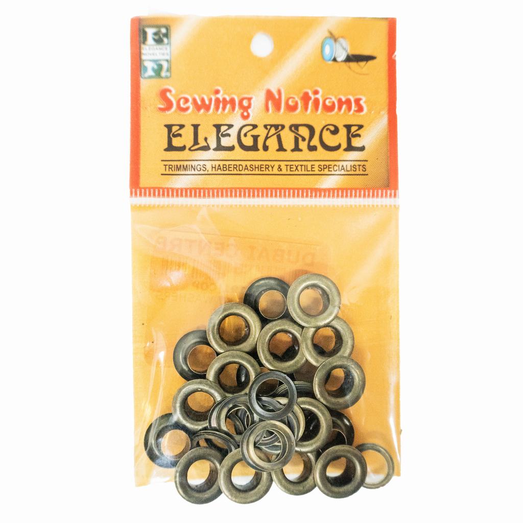 0472D1915FCOP231.jpg 6MM EYELITS W/ WASHERS  COPPER - Image 1