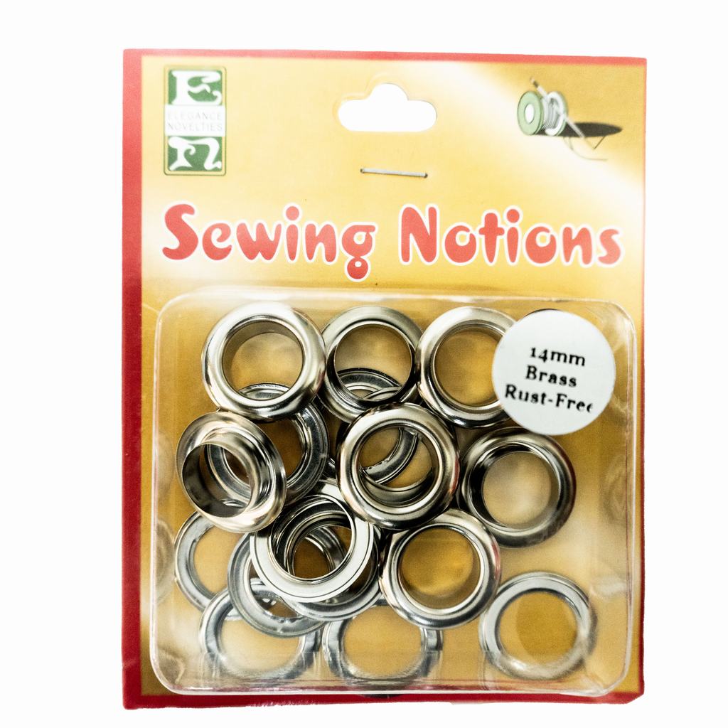 0472D9275FSIL231.jpg 14MM EYELET W/WASHER -SILVER - Image 1