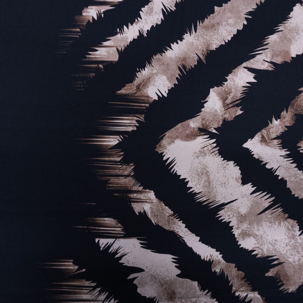 0635F8231.jpg 150CM PRINTED ARMANI SATIN 32 SHADED ZEBRA - Image 1