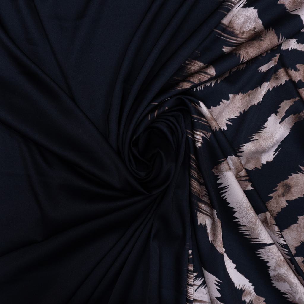 0635F8232.jpg 150CM PRINTED ARMANI SATIN 32 SHADED ZEBRA - Image 2