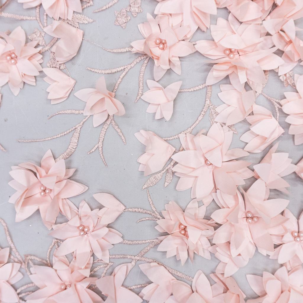 1008785FPEACH232.jpg HANNAH TULLE 130CM - Image 2