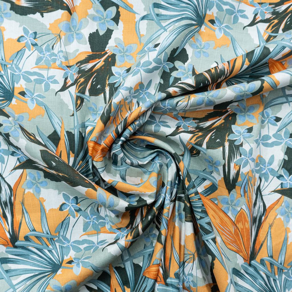 1012055F14232.jpg 150CM PRINTED LINEN - Image 2