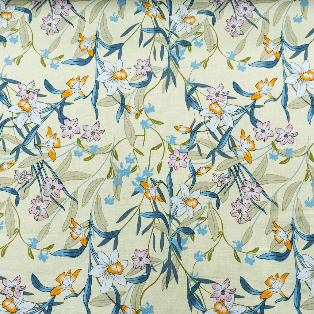 1012055F2231.jpg 150CM PRINTED LINEN - Image 1