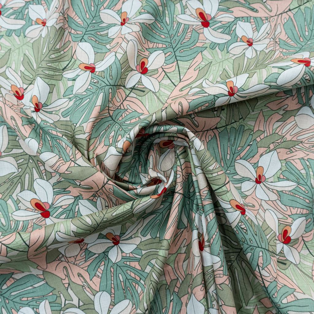 1012055F5232.jpg 150CM PRINTED LINEN - Image 2