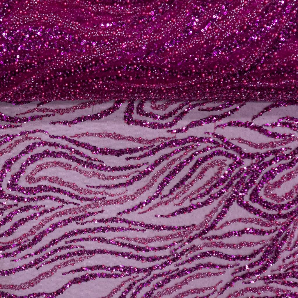 1012105FCERISE232.jpg VALERIE TULLE 130CM - Image 2