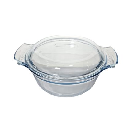 PYREX CASSEROLE ROUND WITH LIT 1.4lt