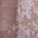 BRIDAL WEAR WITH FLOWERS PEACH