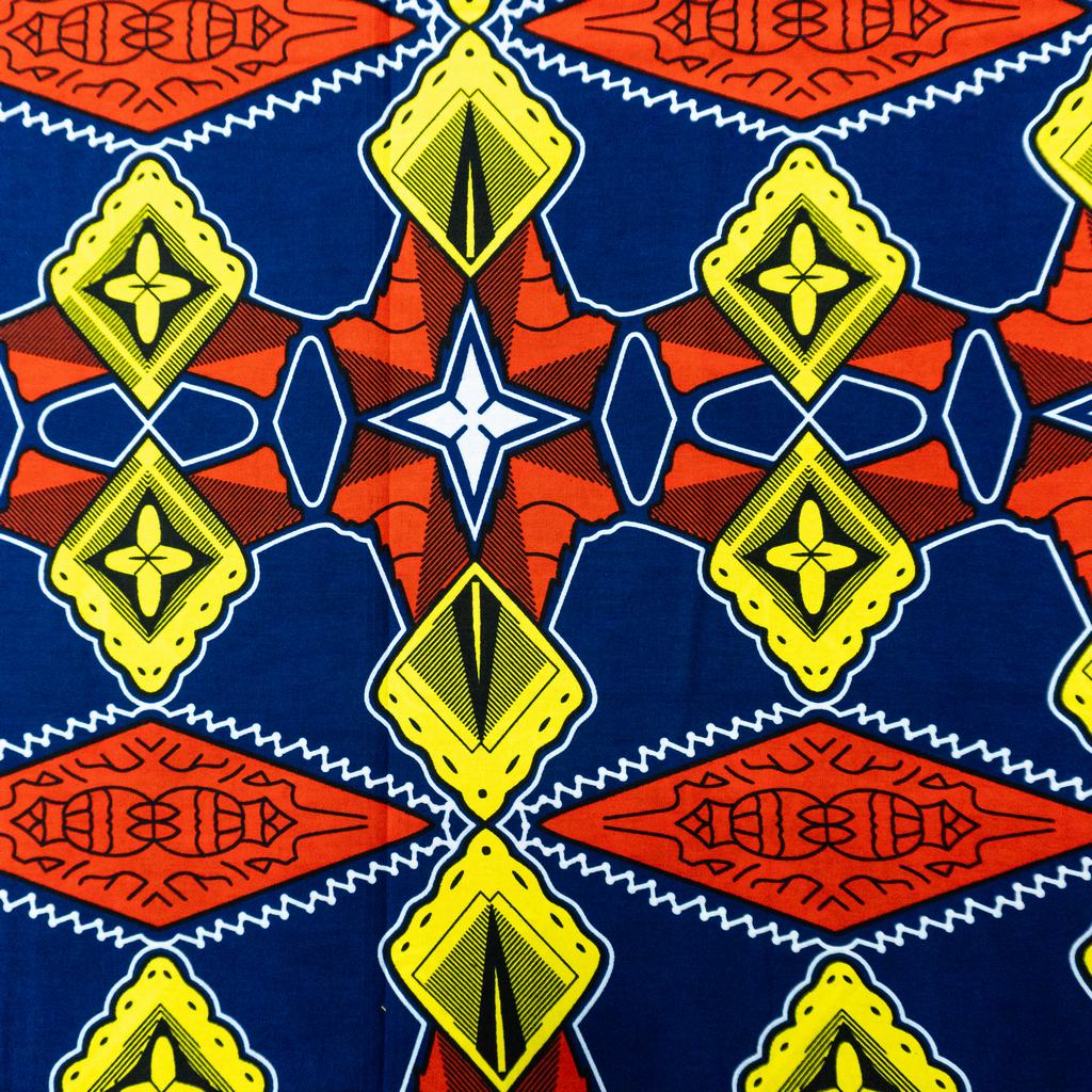 115CAP5F131231.jpg 115CM 100% COTTON ANKARA  PRINTS - Image 1