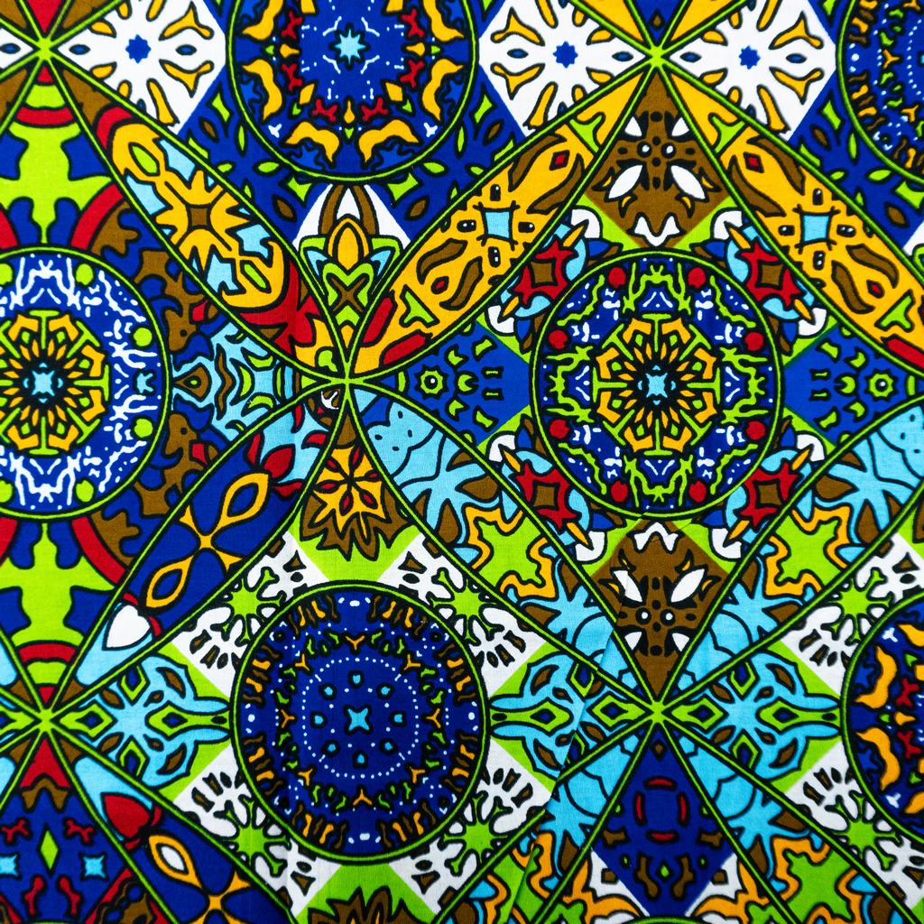 115CAP5F136232.jpg 115CM 100% COTTON ANKARA  PRINTS - Image 2