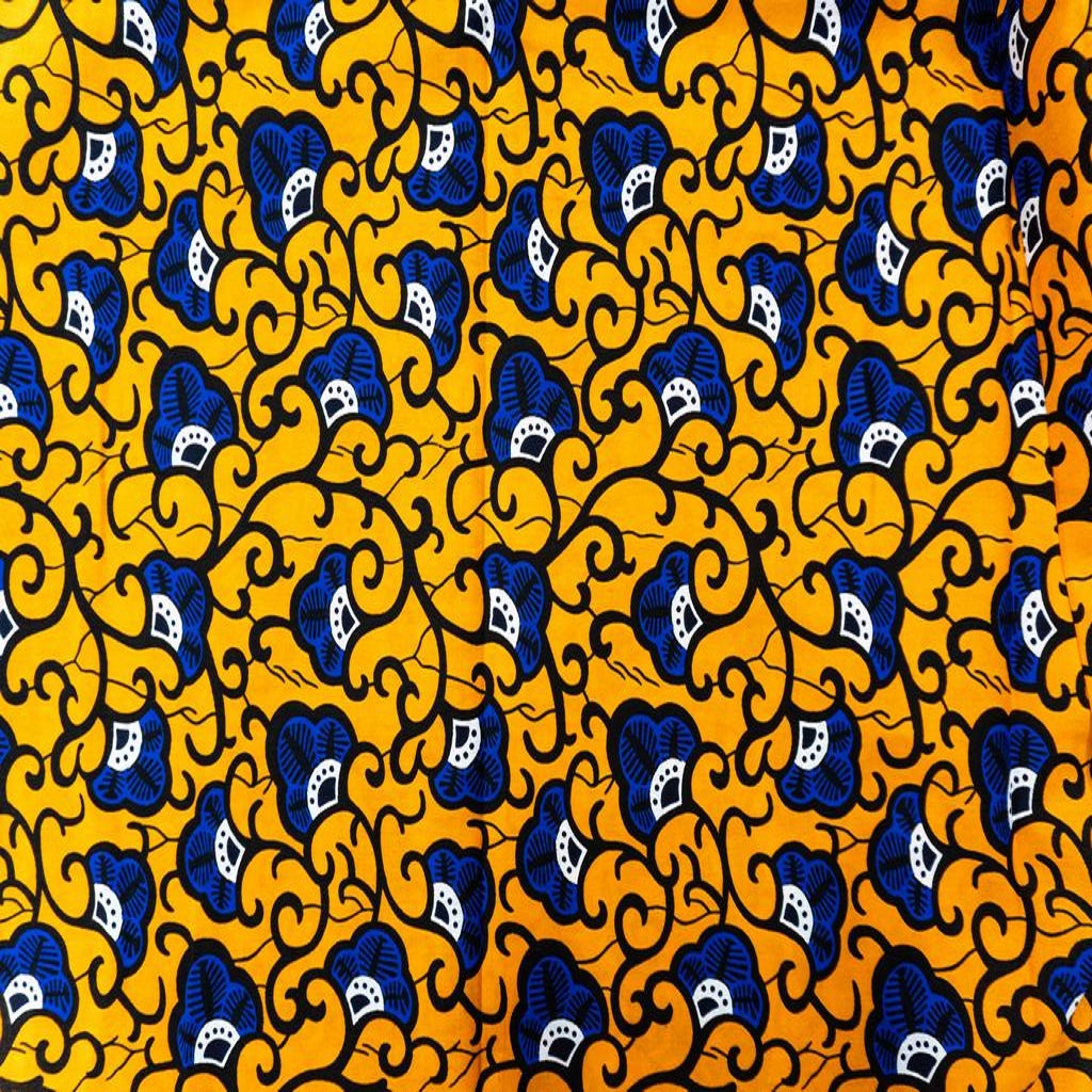 115CAP5F137231.jpg 115CM 100% COTTON ANKARA  PRINTS - Image 1