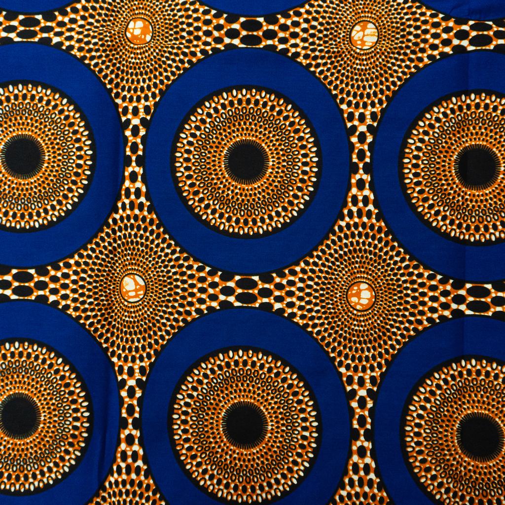 115CAP5F163231.jpg 115CM 100% COTTON ANKARA  PRINTS - Image 1