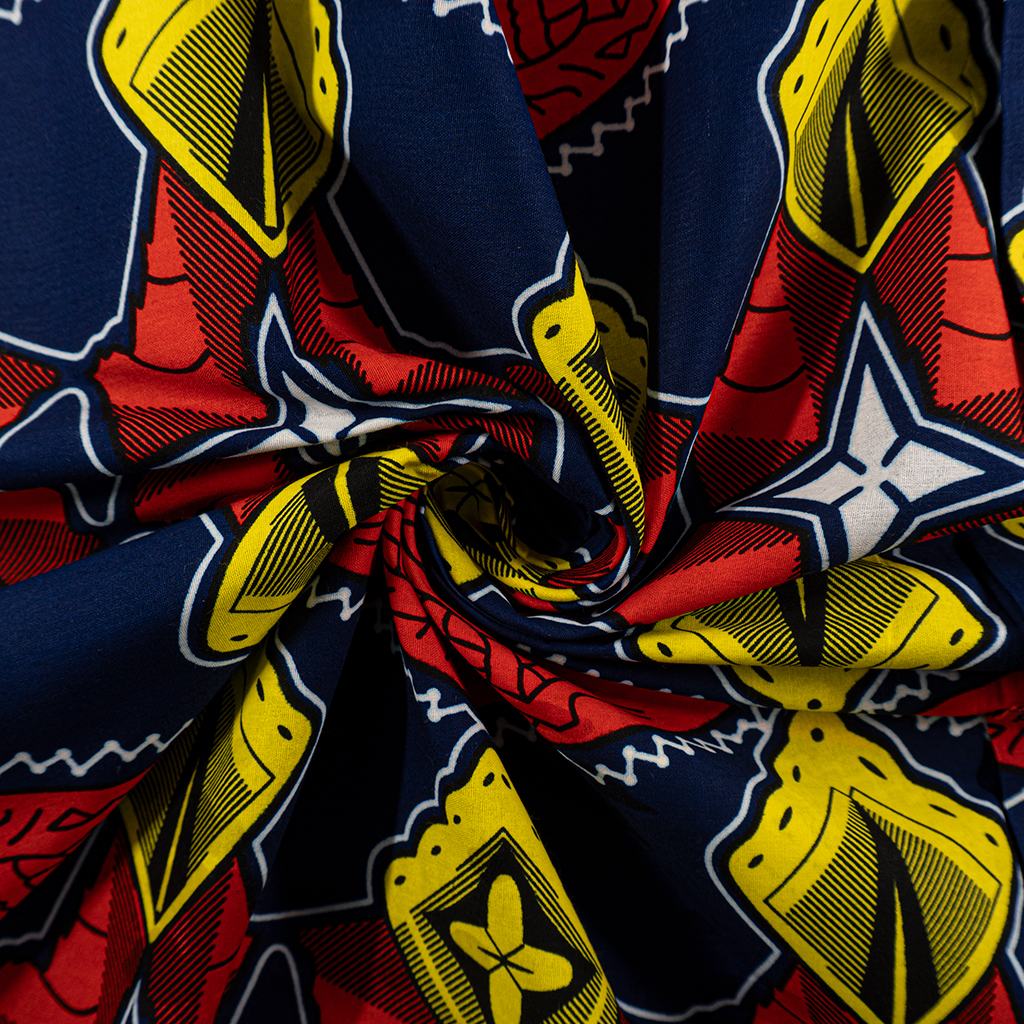 115CAP5F31232.jpg 115CM 100% COTTON ANKARA  PRINTS - Image 2