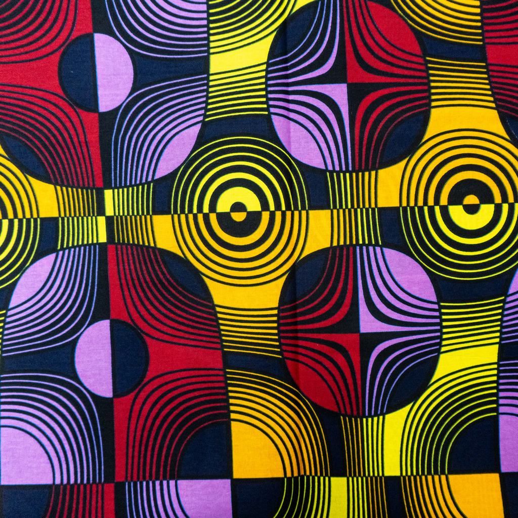 115CAP5F32231.jpg 115CM 100% COTTON ANKARA  PRINTS - Image 1