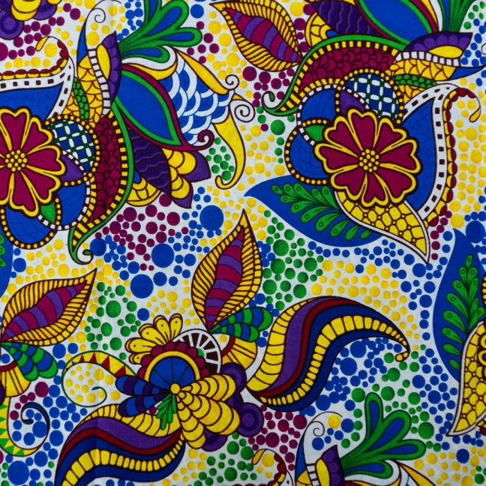 115CM 100% COTTON ANKARA  PRINTS - Image 1