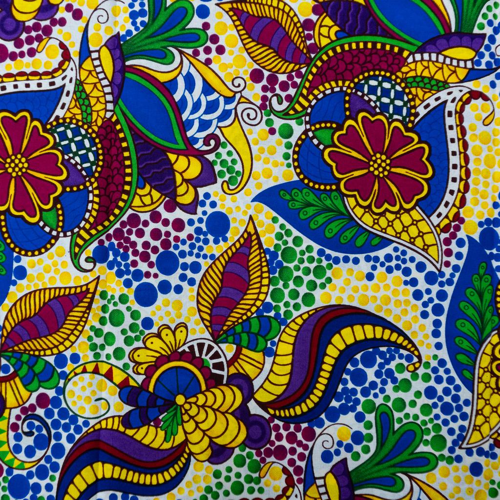 115CAP5F3231.jpg 115CM 100% COTTON ANKARA  PRINTS - Image 1