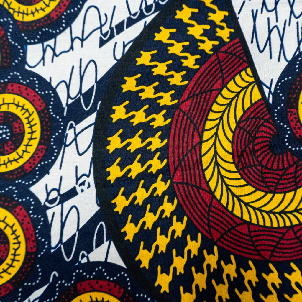 115CAP5F47232.jpg 115CM 100% COTTON ANKARA  PRINTS - Image 2