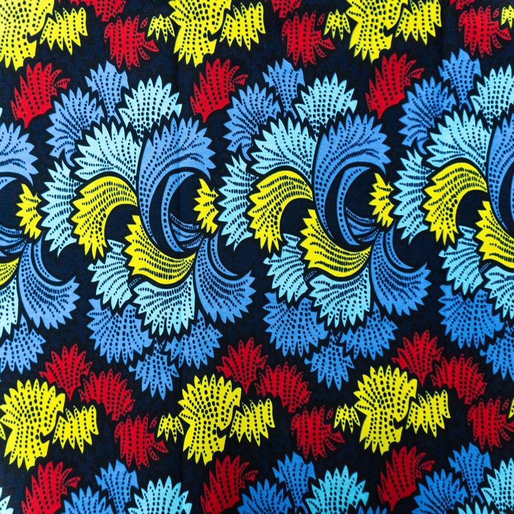 115CAP5F85232.jpg 115CM 100% COTTON ANKARA  PRINTS - Image 2