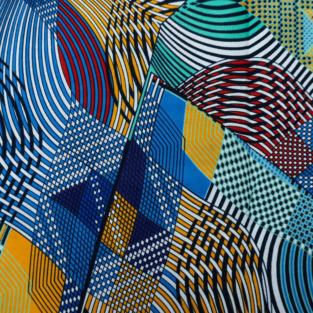 115CAP5F95232.jpg 115CM 100% COTTON ANKARA  PRINTS - Image 2