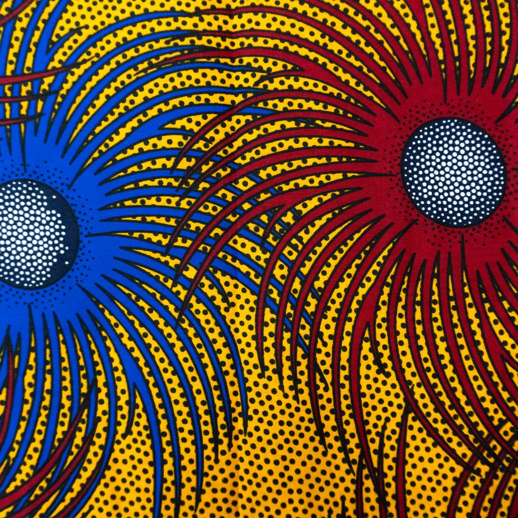 115CAP5F98232.jpg 115CM 100% COTTON ANKARA  PRINTS - Image 2