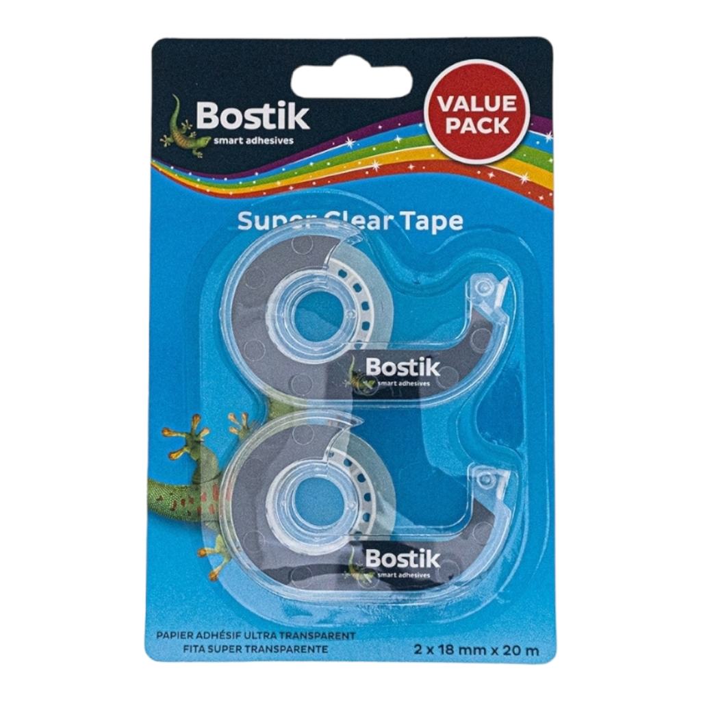 12D1082231.jpg BOSTIK S/CLEAR TAPE 2 X 18 MM X 20M - Image 1