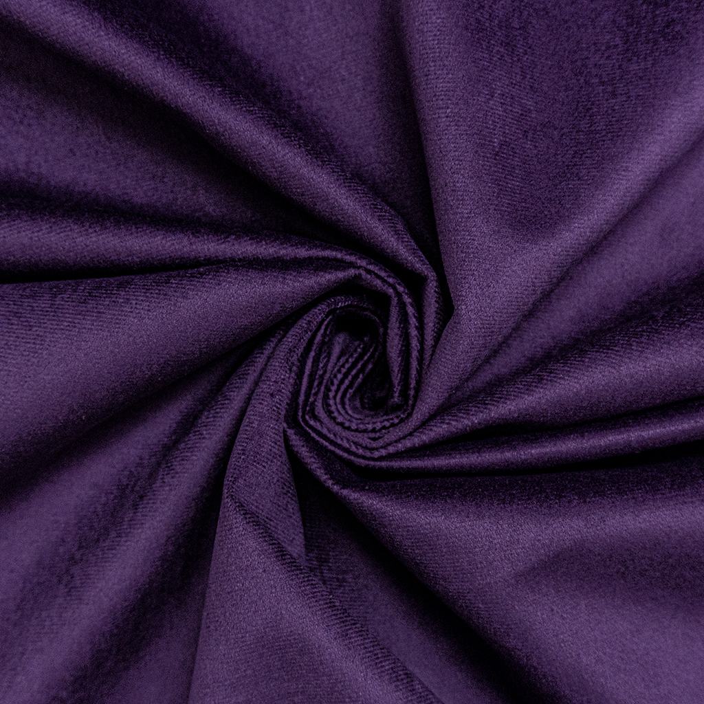 140HJV5FPU233.jpg 140CM PLAIN  VELVET UPHOLSTERY - PURPLE - Image 3