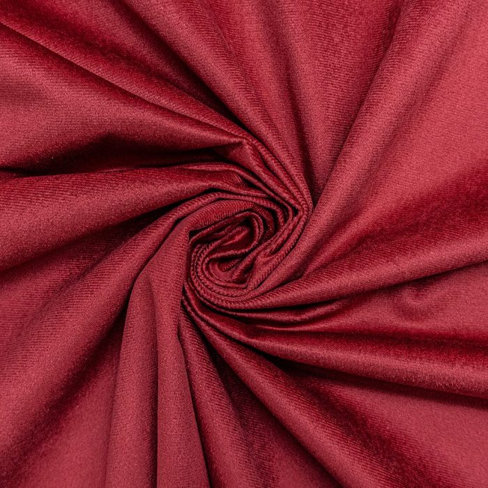 140CM PLAIN  VELVET UPHOLSTERY - STR RED - Image 3