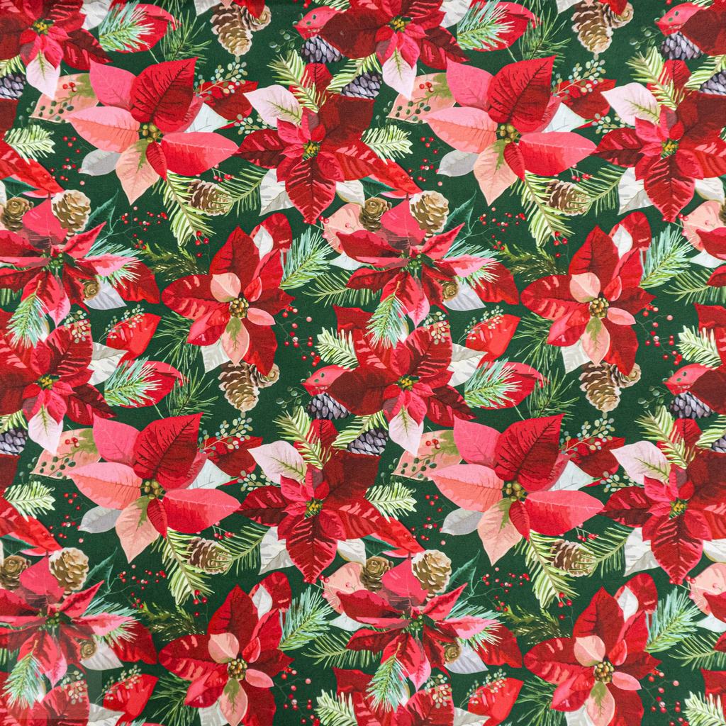 150DSC5F133231.jpg DIGITAL SLUB CLOTH (150CM) POINTSETTIA - Image 1