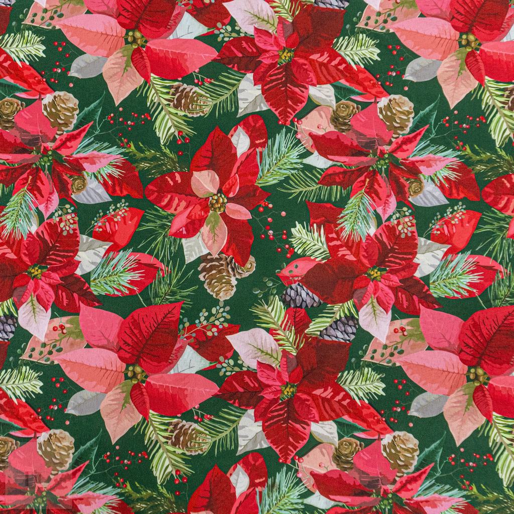 150DSC5F133232.jpg DIGITAL SLUB CLOTH (150CM) POINTSETTIA - Image 2
