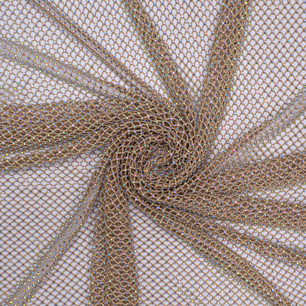 155825FDARK20BEIGE232.jpg FANCY DIAMOND MESH - Image 2