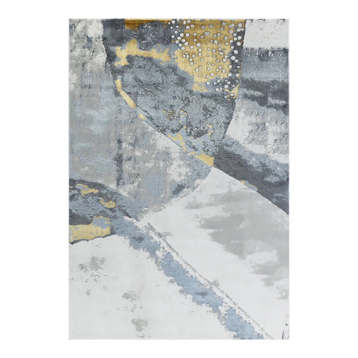 160EL5F4231.jpg 160X230 ELIT-39667A GREY/GOLD FLS - Image 1