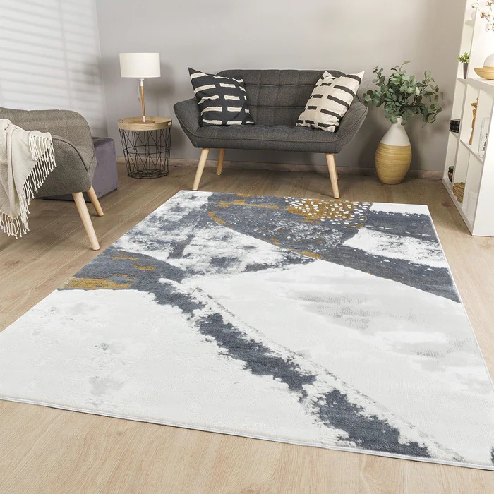 160EL5F4232.jpg 160X230 ELIT-39667A GREY/GOLD FLS - Image 2