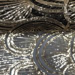 BRIDAL WEAR- BLACK/GOLD - Image 3