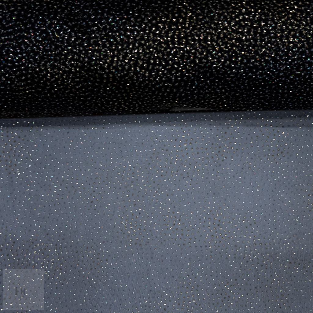 172295FBLACK232.jpg TULLE WITH GLITTER - Image 2