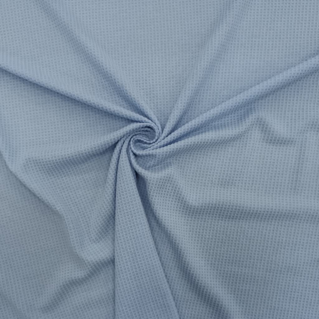 20792D35FSKY.jpg T/C MINI WAFFLE - SKY - Image 1