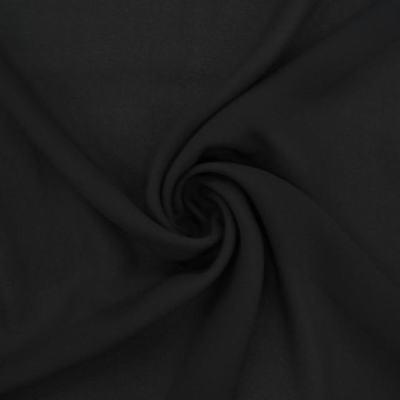 MILK GEORGETTE PLAIN (150CM)(BLACK)