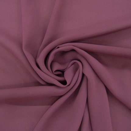 MILK GEORGETTE PLAIN (150CM)(ROSEWOOD)
