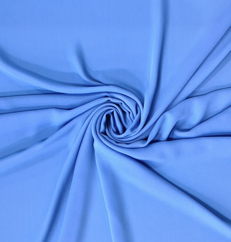 20825FSEA20BLUE.jpg MILK GEORGETTE PLAIN (150CM)SEA BLUE - Image 1