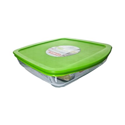 PYREX COOK & STORE DISH SQ W/ LID 1.6lt