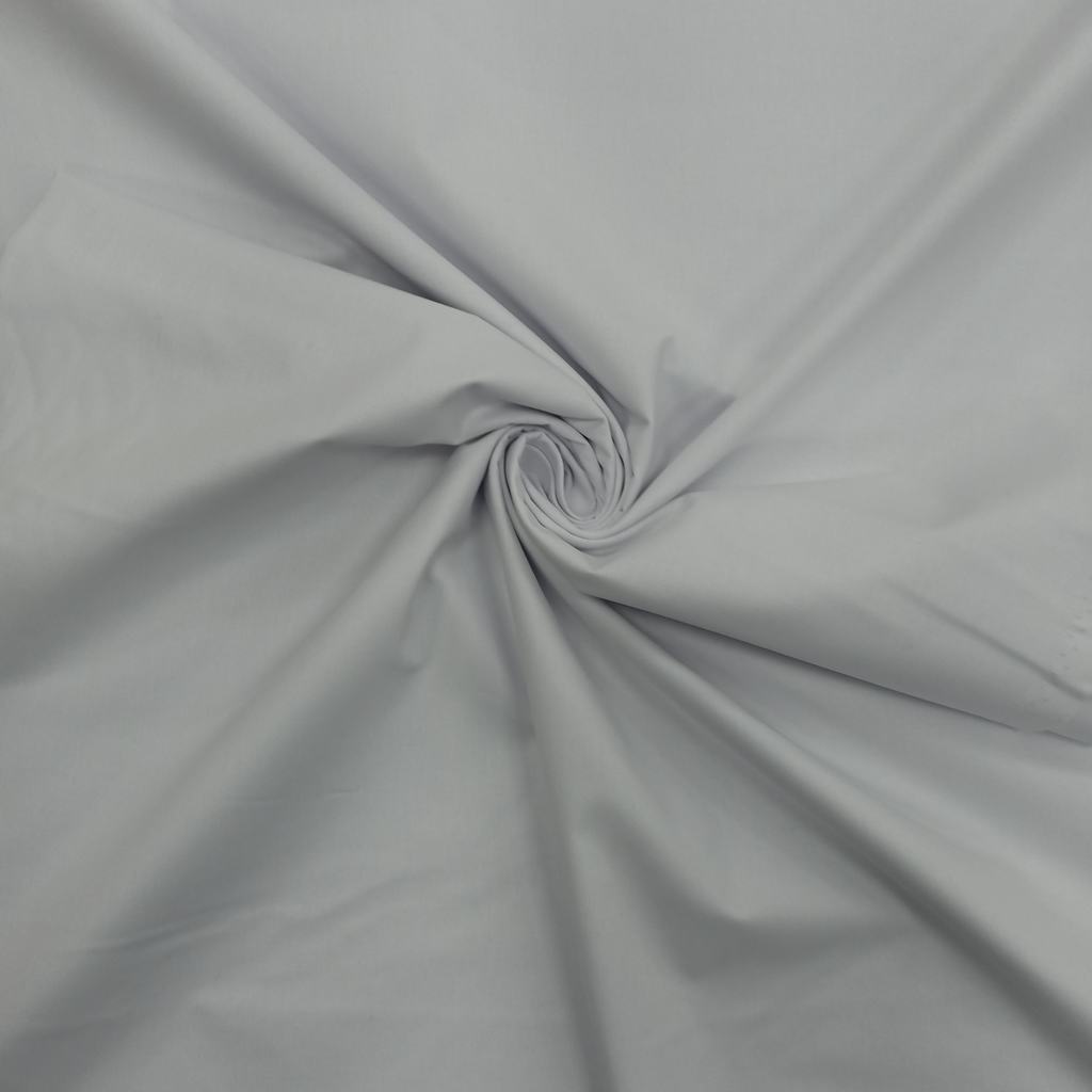 240CQP5FWHITE.jpg 240CM PLAIN 100% COTTON FABRIC - - Image 1