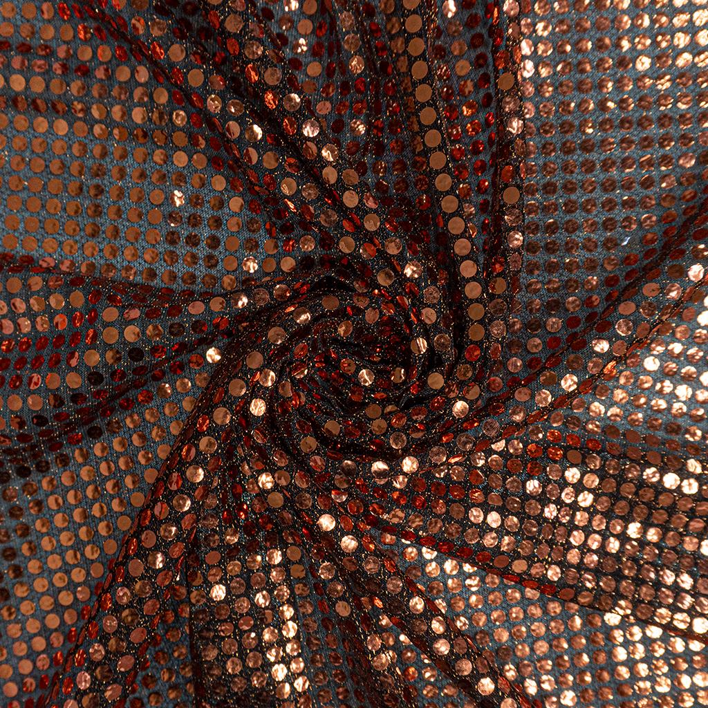 24252D18735F5231.jpg GLITTER CIRCLE 0142 (150CM)(450 RUST) - Image 1