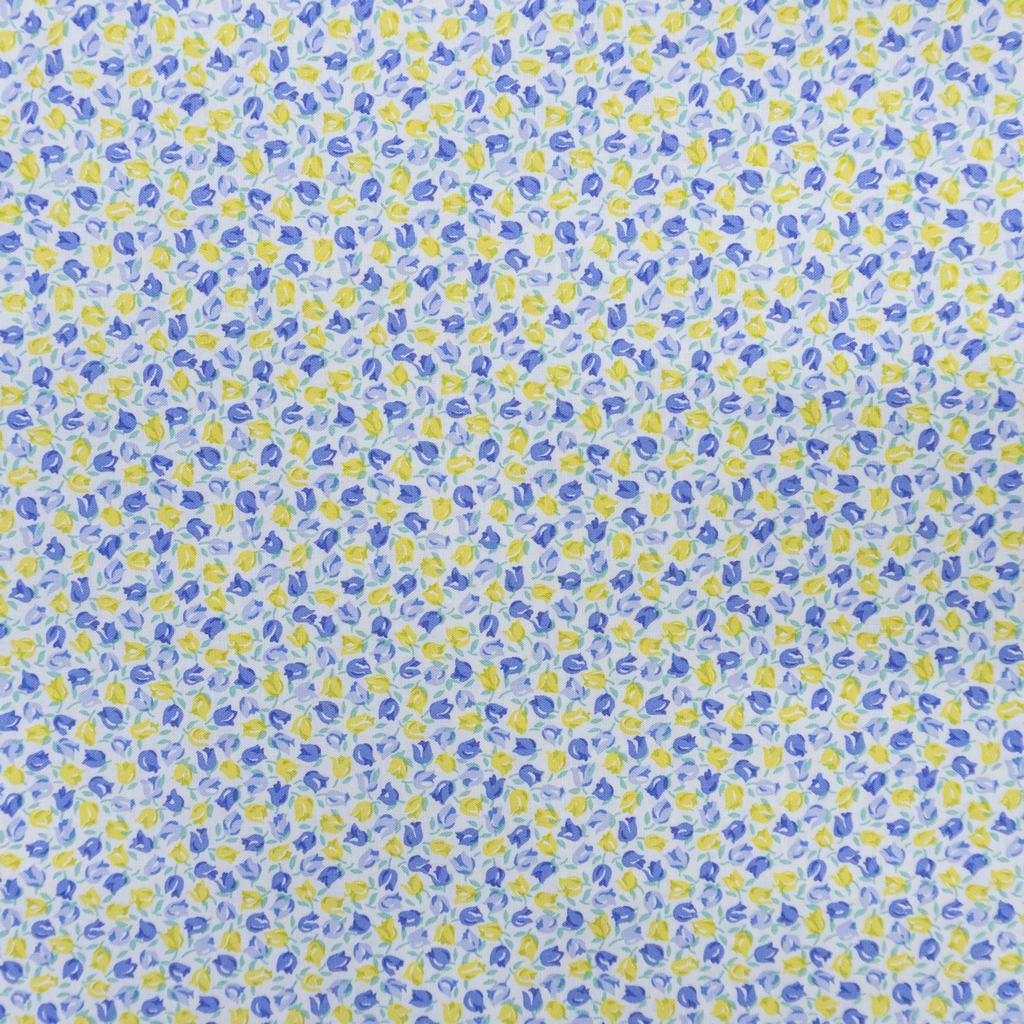24362D15F148231.jpg LIBERTY 100% COTTON QUILTING 1096 tiny tulips b - Image 1