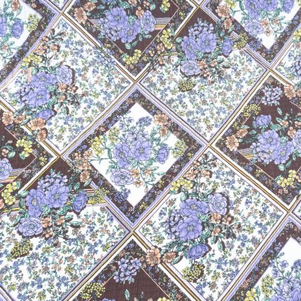 BUBBLE CHECK PRINT (53 BROWN)