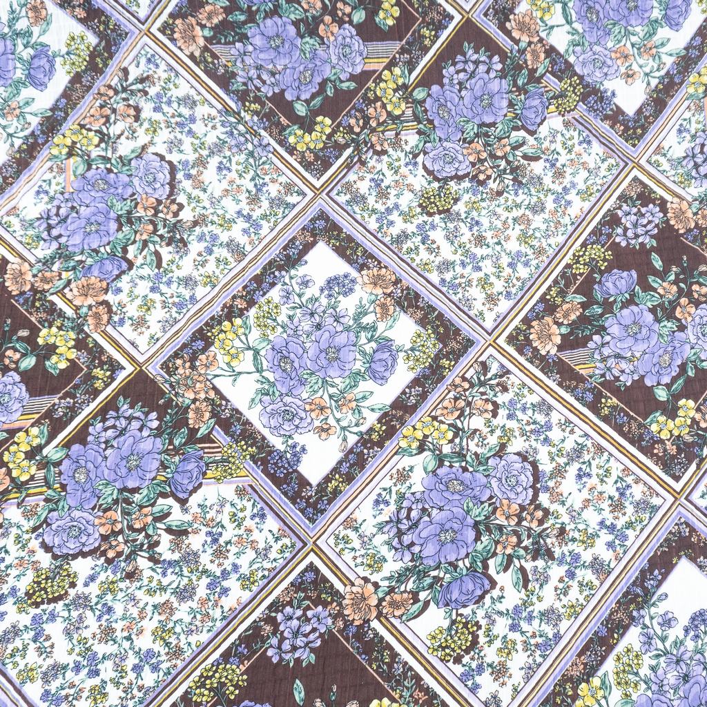 2556A5F9231.jpg BUBBLE CHECK PRINT (53 BROWN) - Image 1