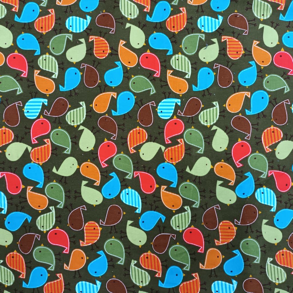 25732D2955FOL.jpg COTTON CORDUROY PTD - OLIVE - Image 1