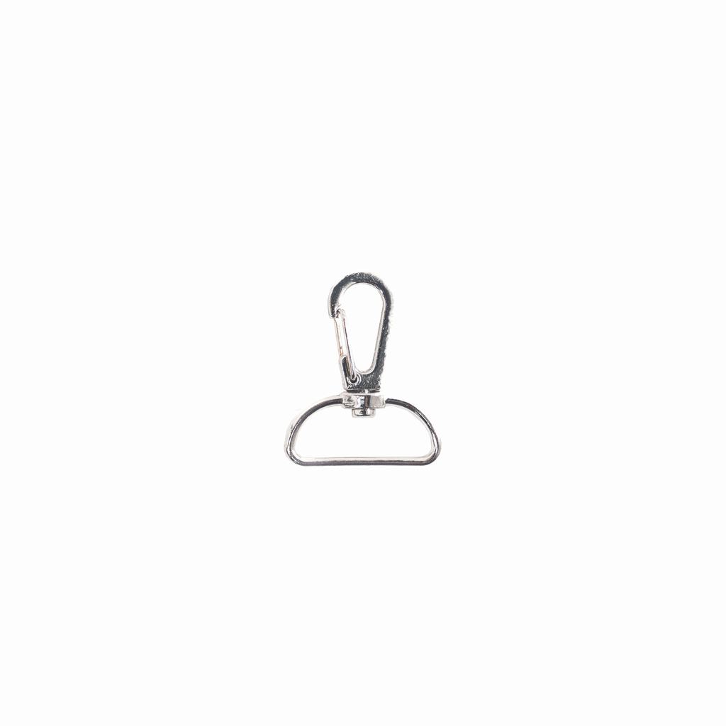25LH231.jpg 25MM LANYARD HOOK OVAL BASE NICKLE (50) - Image 1
