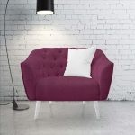 150CM DUTCH VELVET SOFA FABRIC - PLUM - Image 2