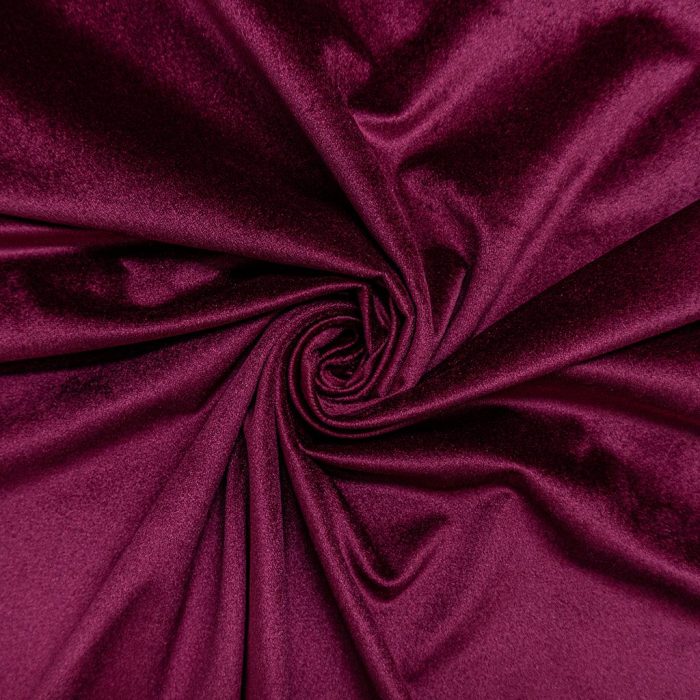150CM DUTCH VELVET SOFA FABRIC - PLUM - Image 3