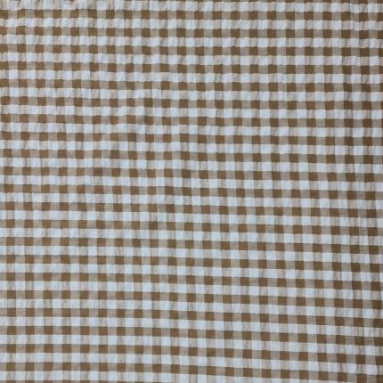 TE SEERSUCKER CHECK - BEIGE